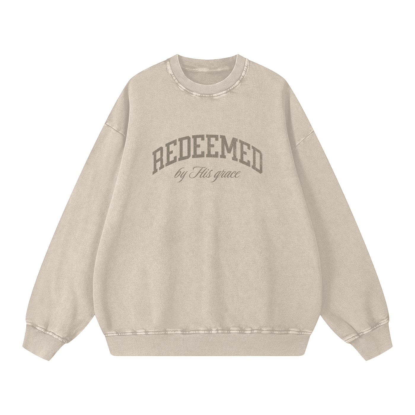 Redeemed Acid Wash Crewneck – Spring Edition (Online Exclusive)