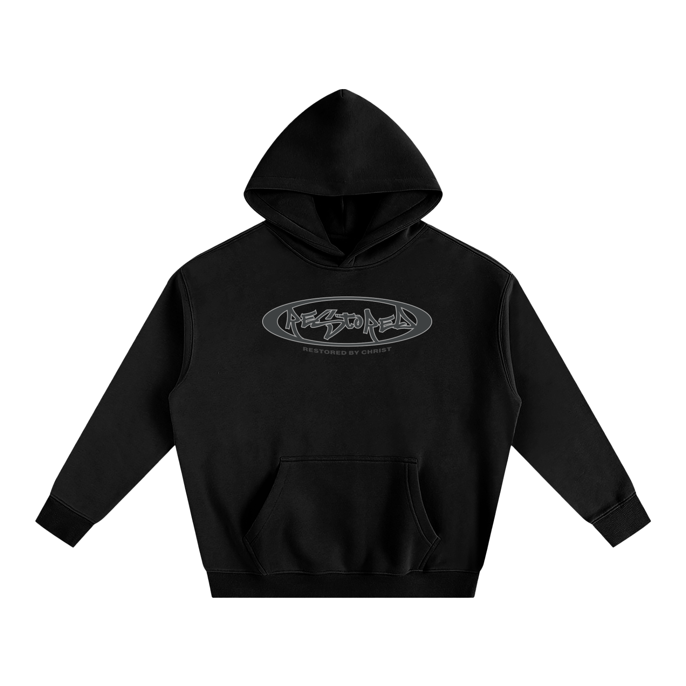 Restored by Christ Oversized Fleeced Hoodie