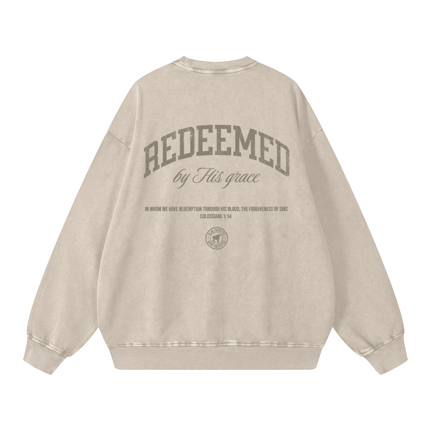 Redeemed Acid Wash Crewneck – Spring Edition (Online Exclusive)