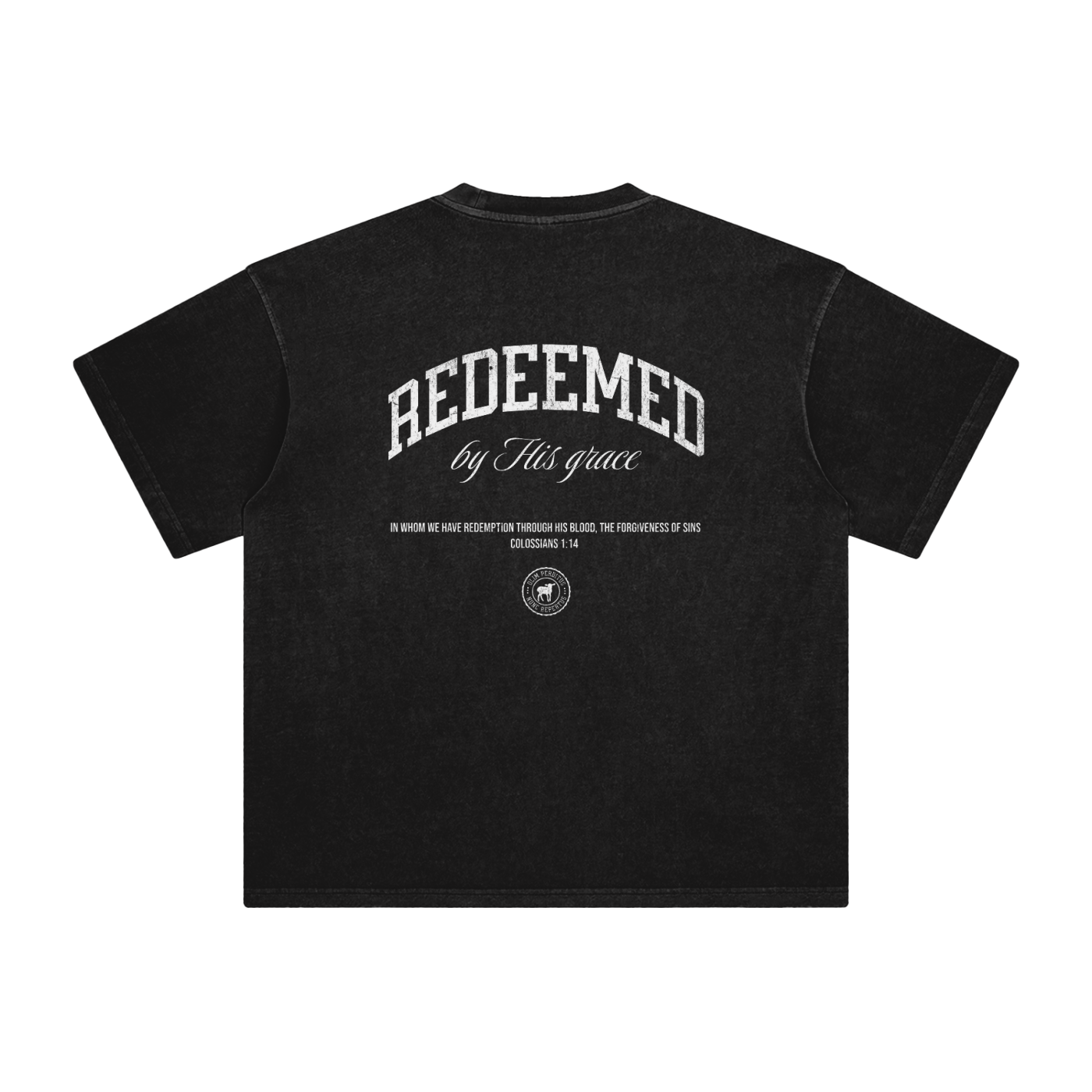 Redeemed by His Grace Tee - Black
