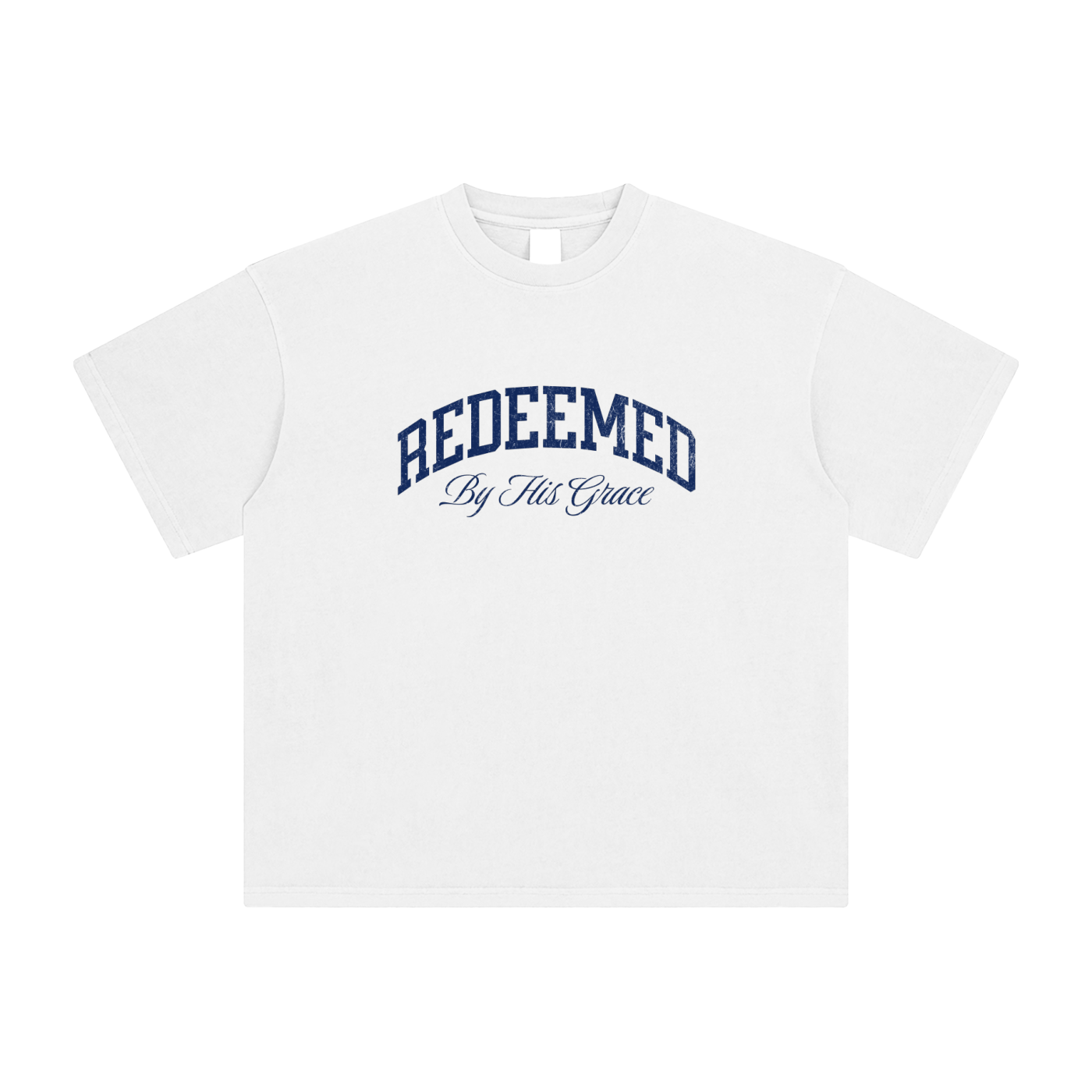 Redeemed by His Grace Tee - White