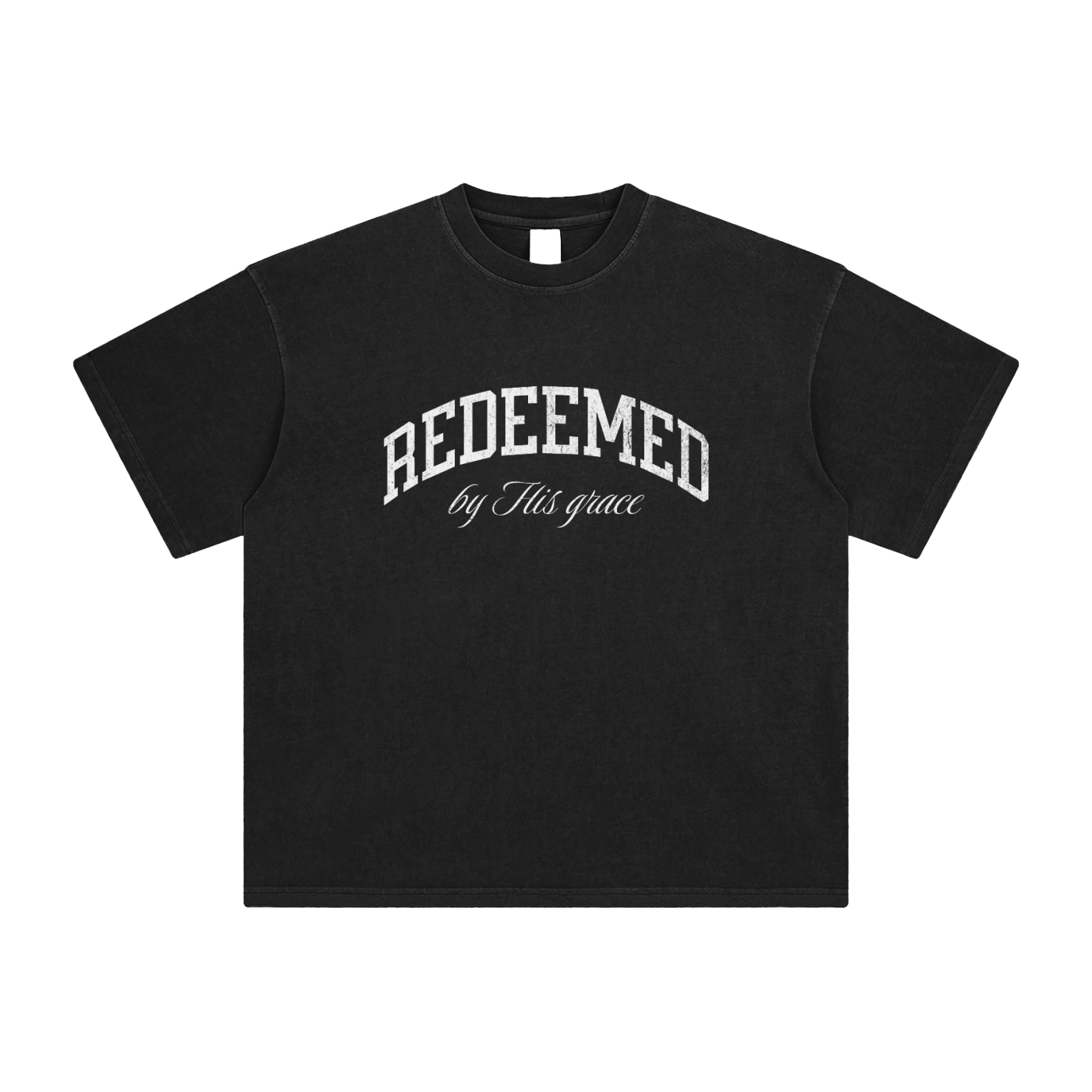 Redeemed by His Grace Tee - Black
