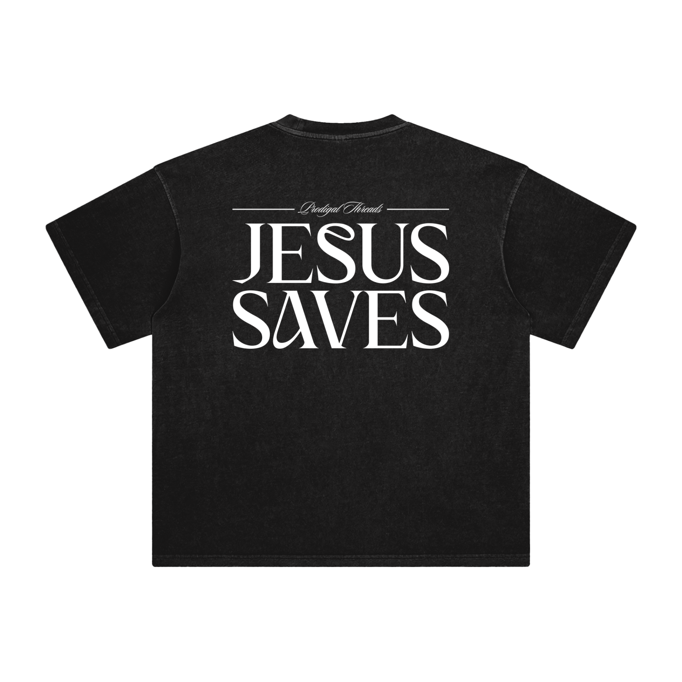 Jesus Saves - Enzyme Washed T-Shirt