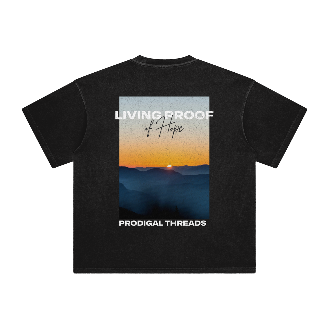 Proof of Living Hope — Faded Tee