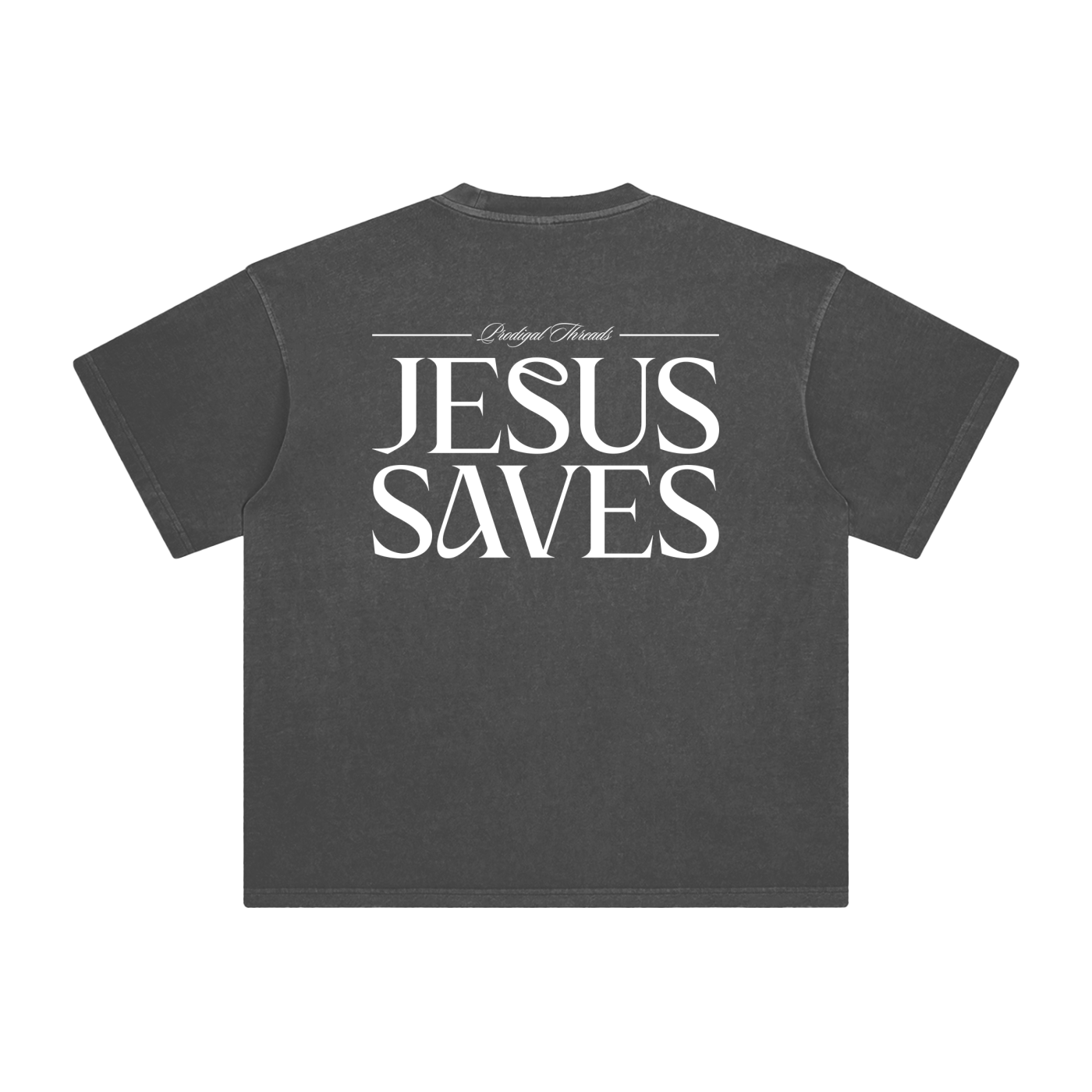 Jesus Saves - Enzyme Washed T-Shirt