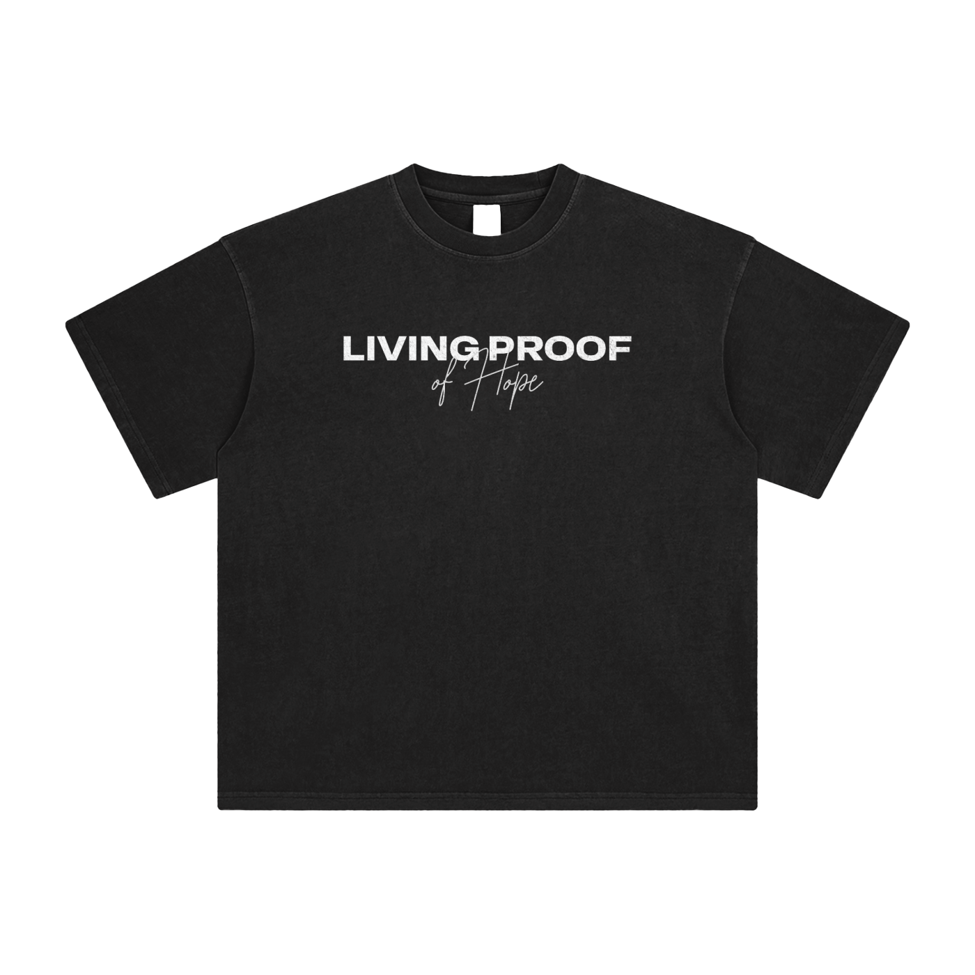 Proof of Living Hope — Faded Tee